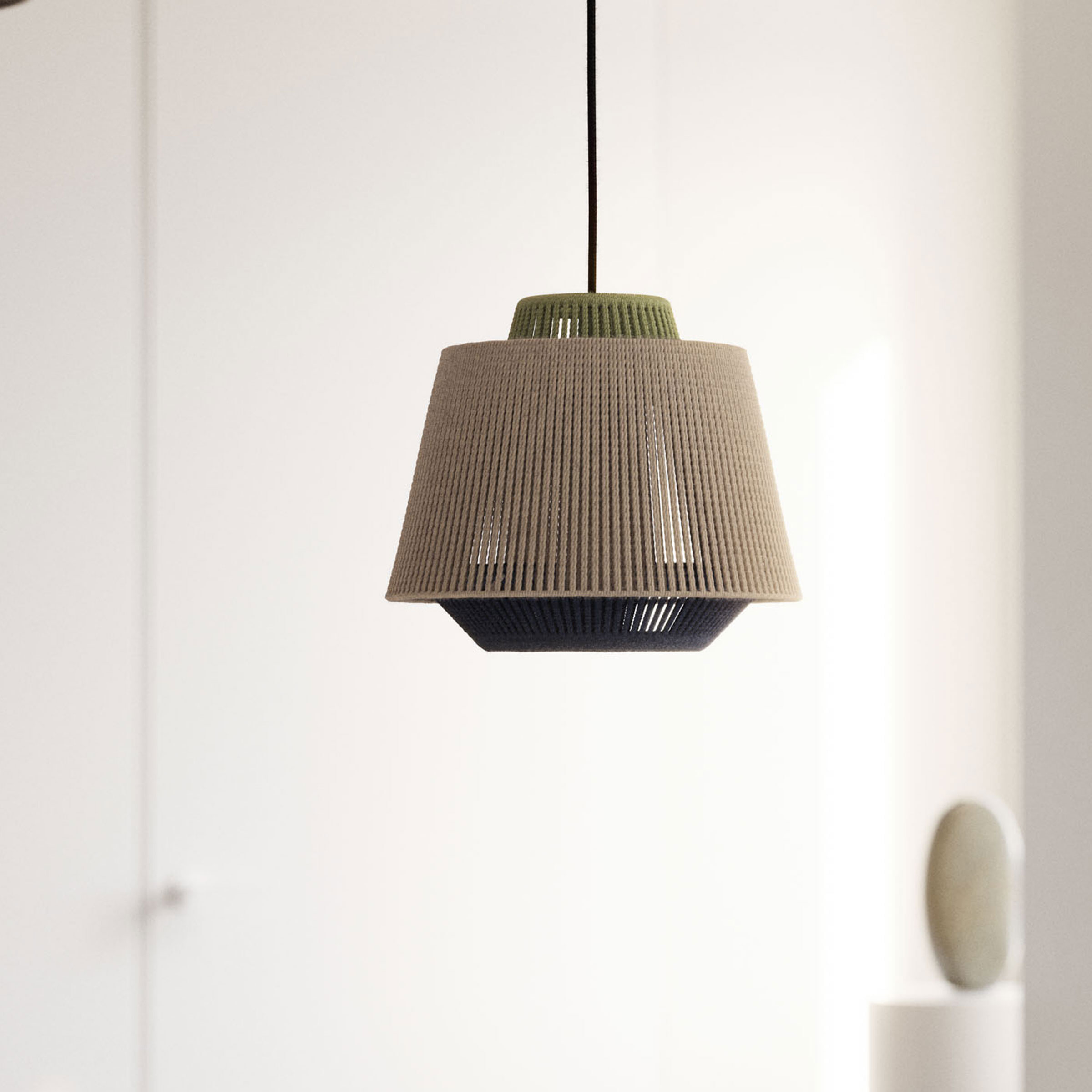 Kave Home Hanglamp Yuvia 25cm, Jute - Meerkleurig