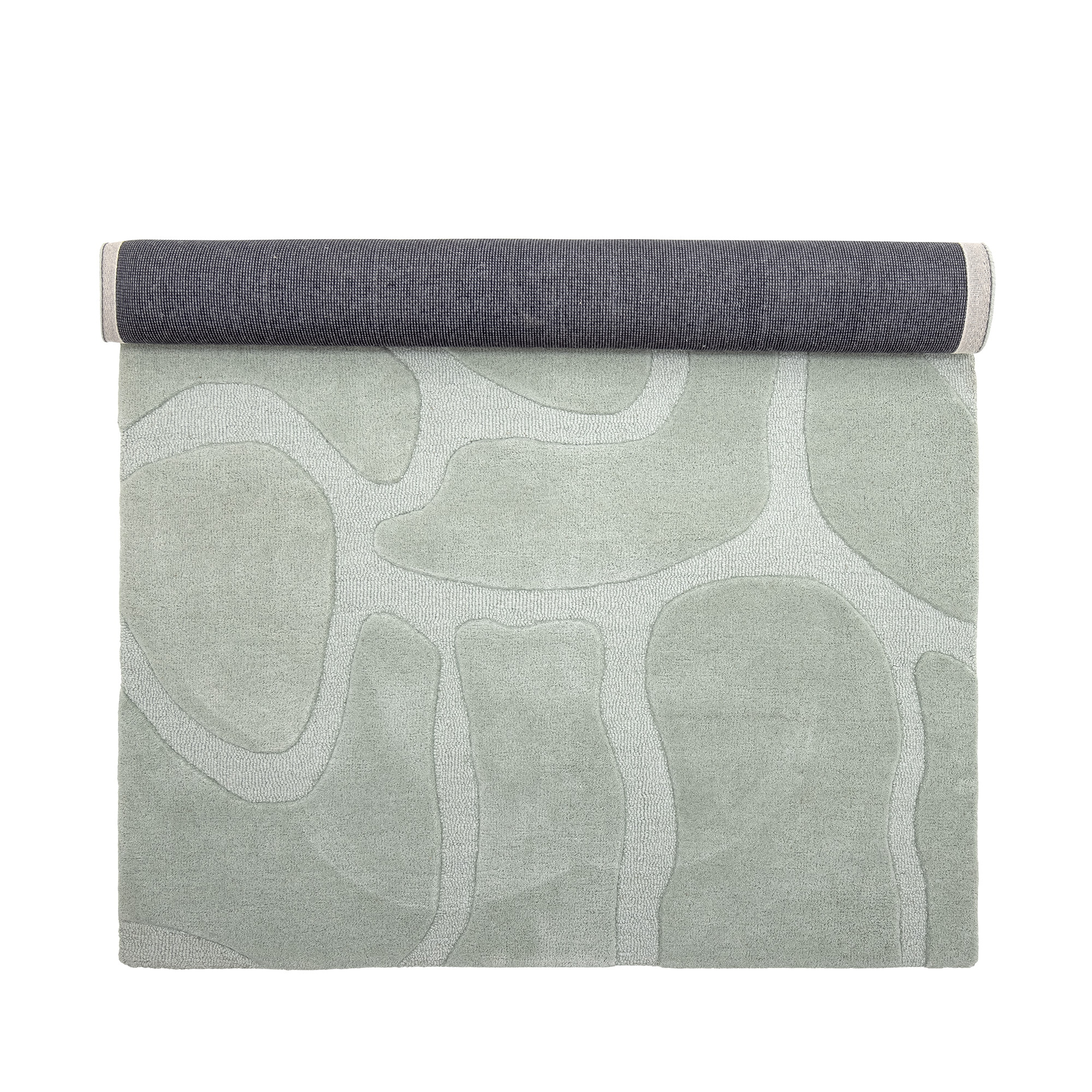 Bloomingville Vloerkleed Darlington Wol, 130 x 200cm - Groen
