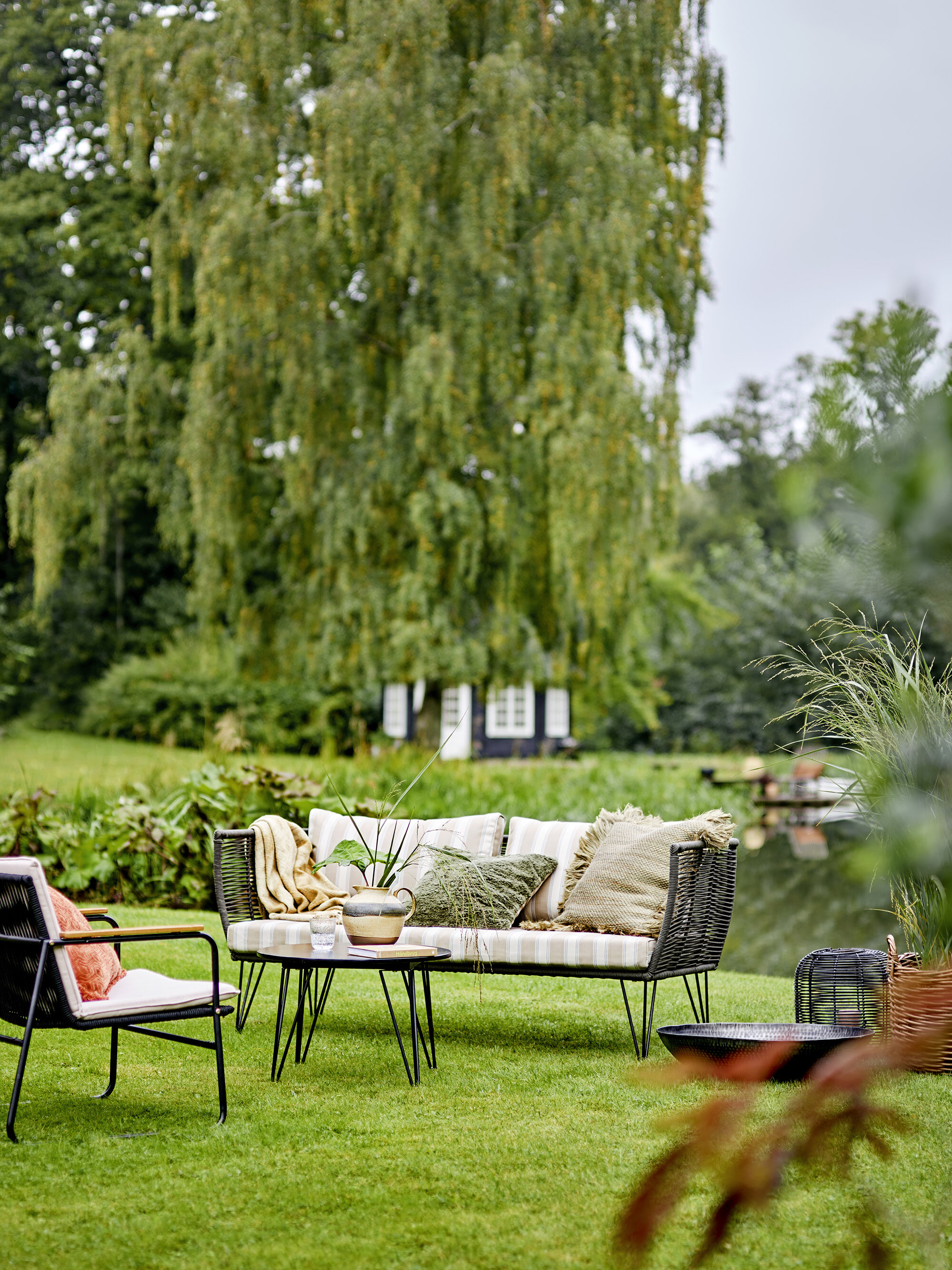 Bloomingville Tuinbank Mundo 175cm - Groen