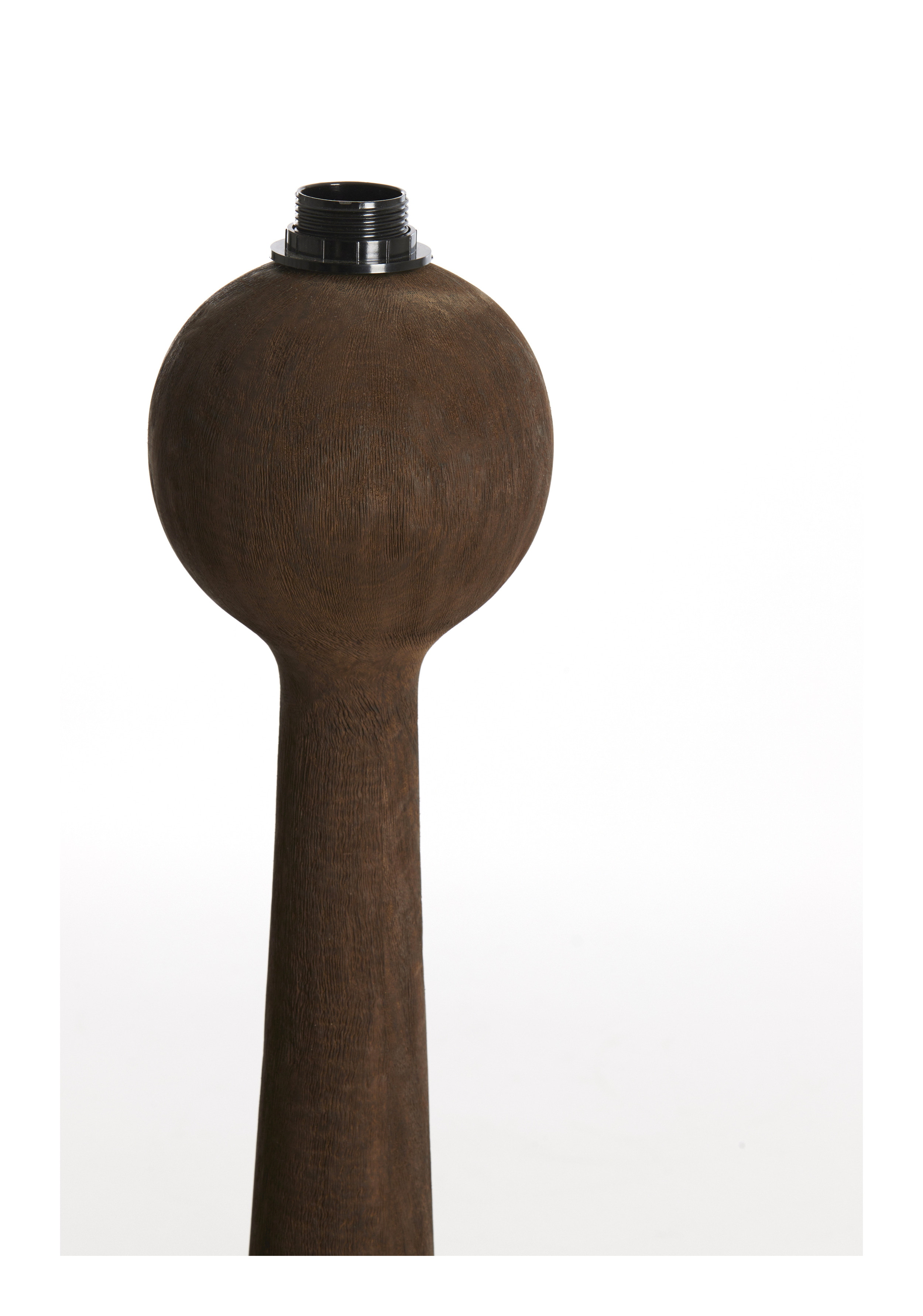 Light & Living Vloerlamp 'Festina' Mangohout, 125cm, kleur Mat Donkerbruin (excl. kap)