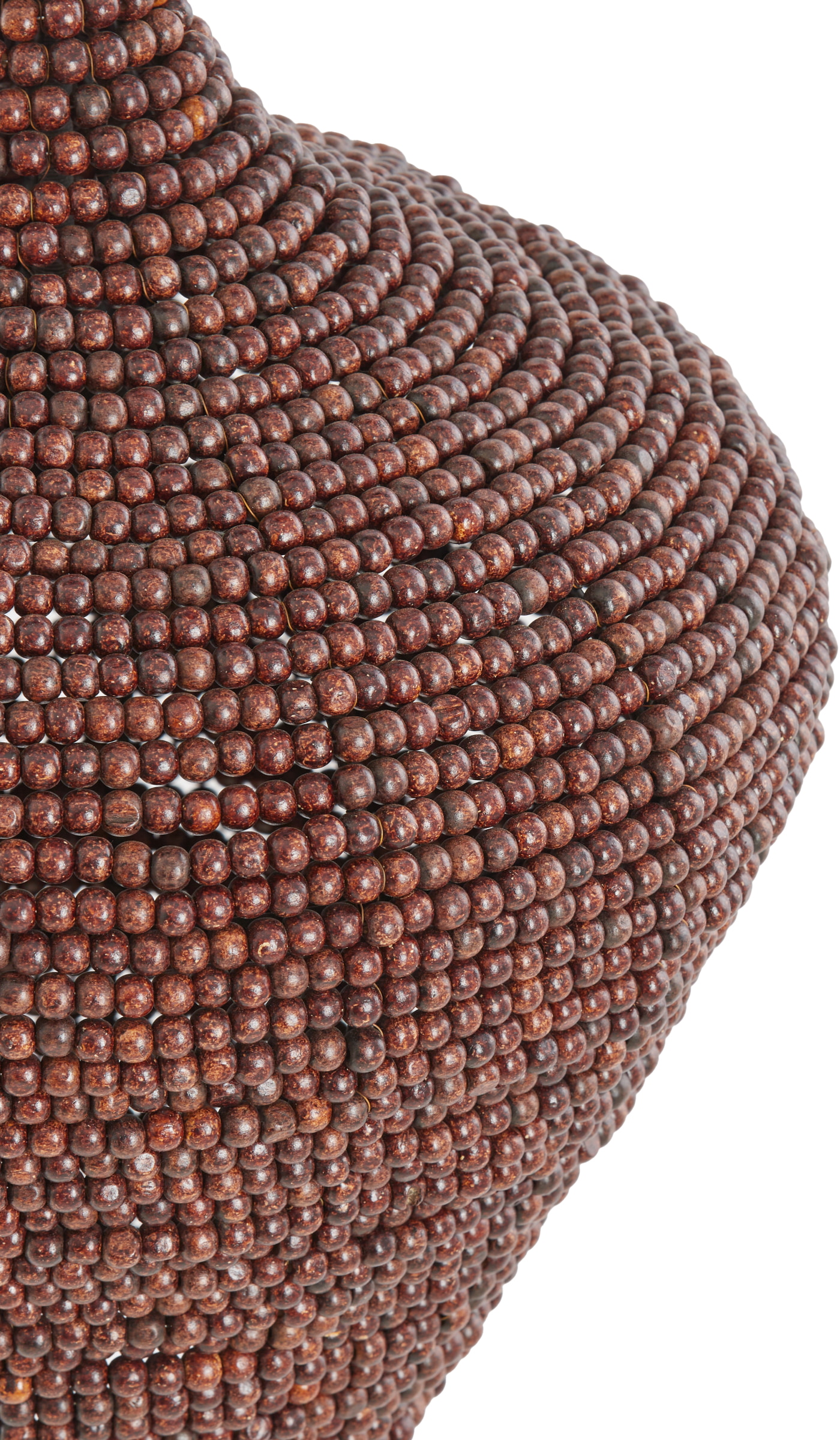 Light & Living Hanglamp 'Kalenga' Kralen, 28cm, kleur Donkerbruin