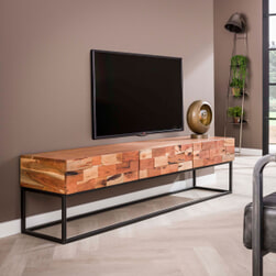 Industrieel TV-meubel 'Mill' 180cm