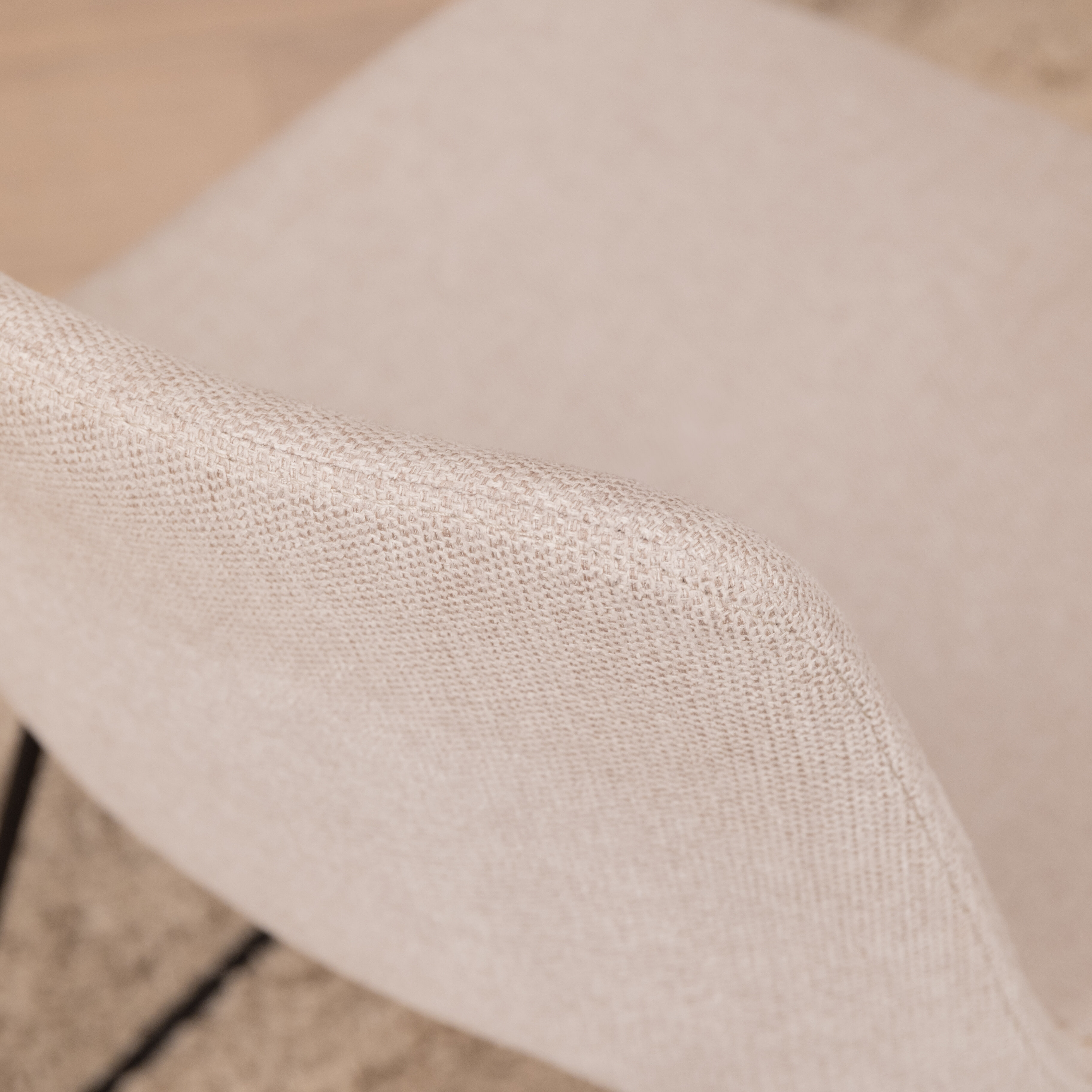 Kave Home Eetkamerstoel 'Zahara' kleur Beige