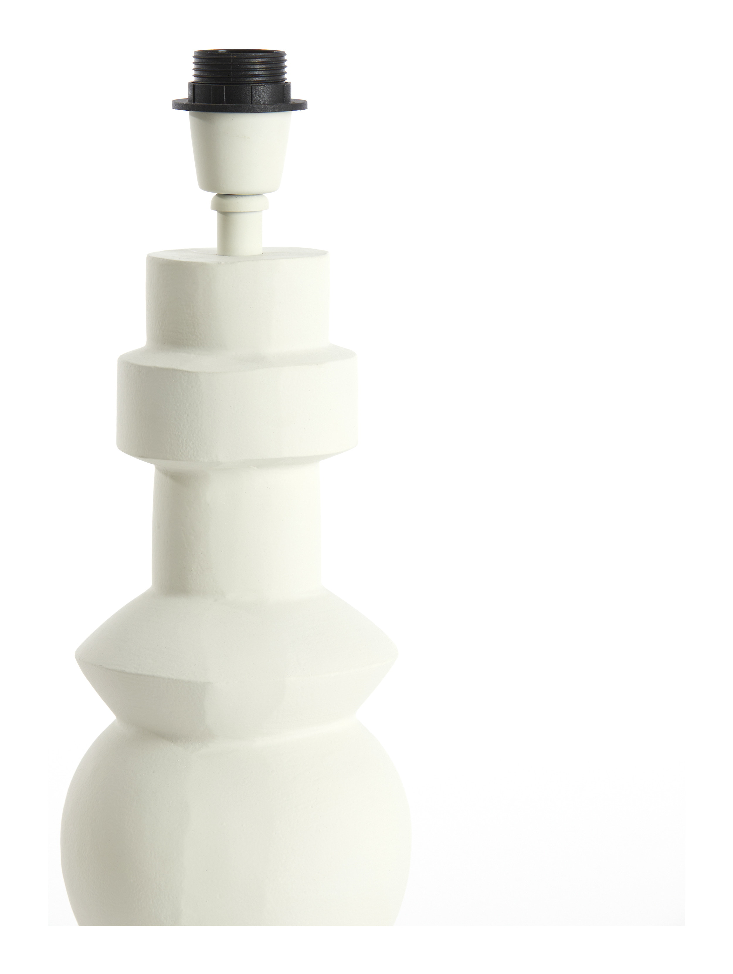 Light & Living Tafellamp 'Esino' 38cm, kleur Crème (excl. kap)