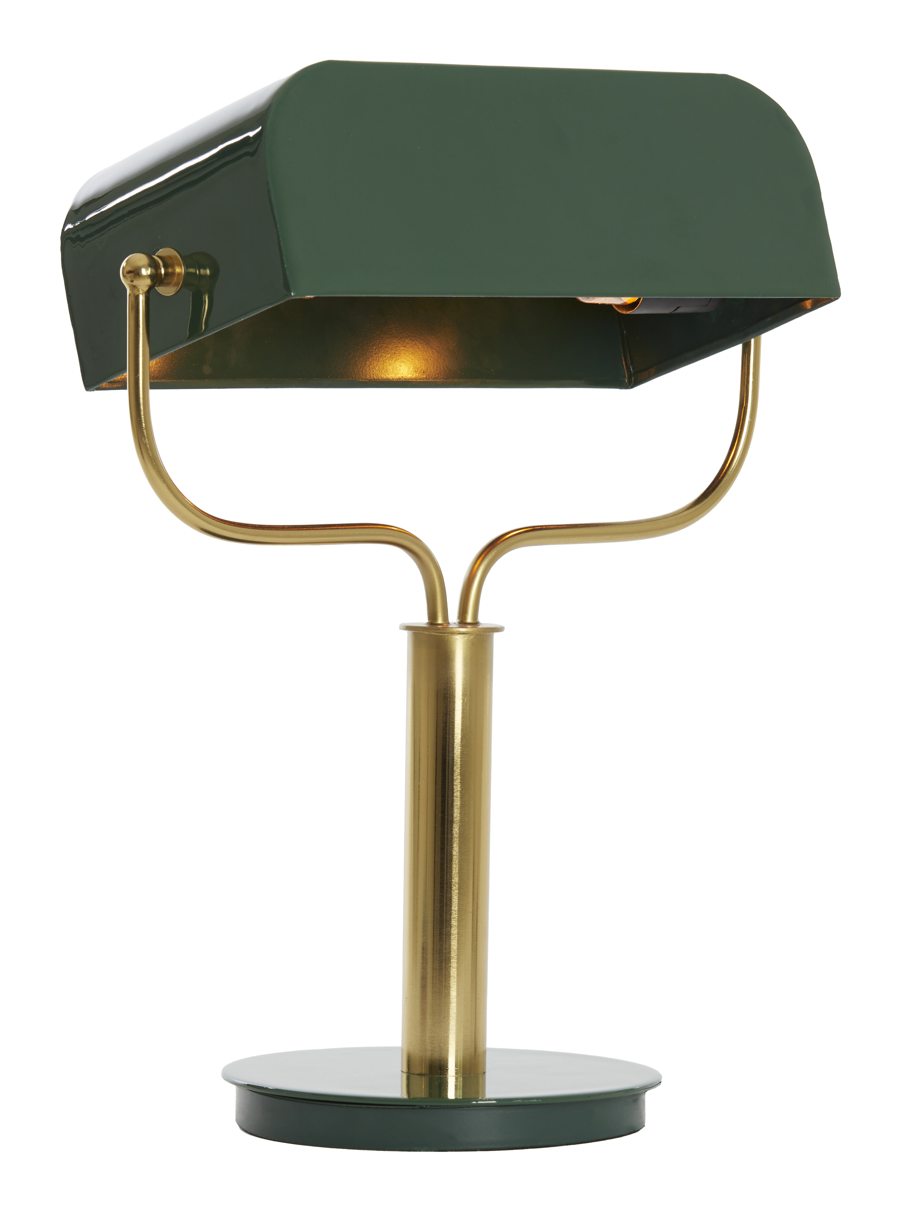 Light & Living Tafellamp 'Ayer' 43cm, kleur Donkergroen
