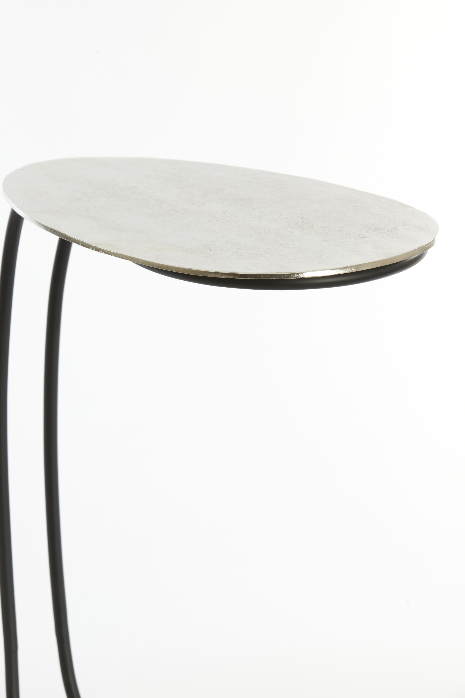 Light & Living Laptoptafel 'Marsh' 43 x 27cm, kleur Nikkel