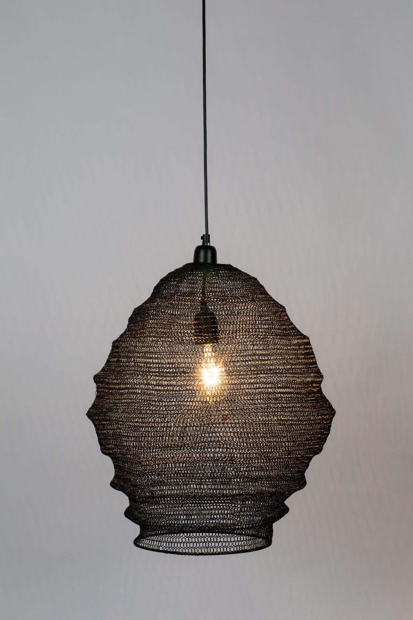 ZILT Hanglamp 'Povl' Large kleur zwart