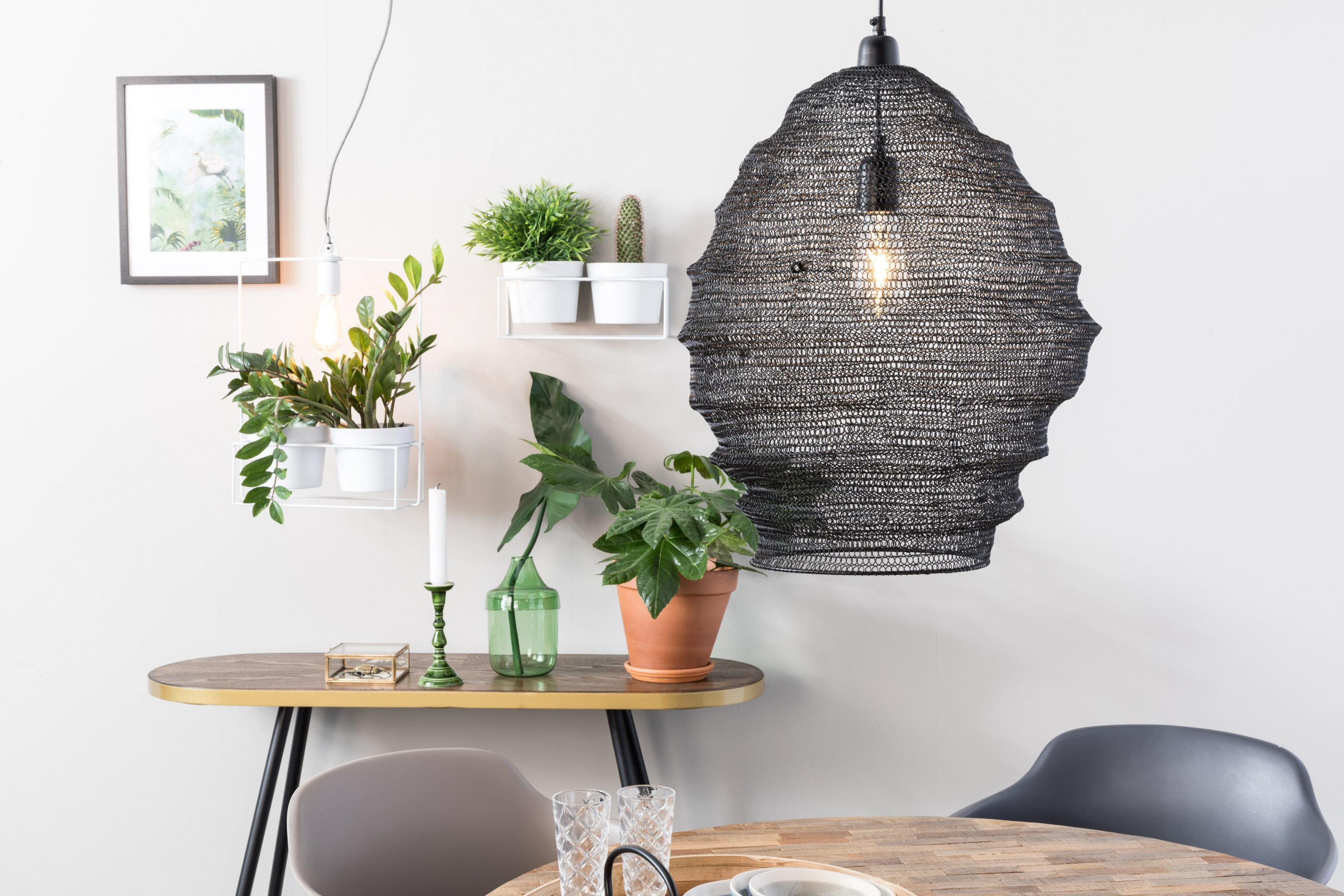 ZILT Hanglamp 'Povl' Large kleur zwart