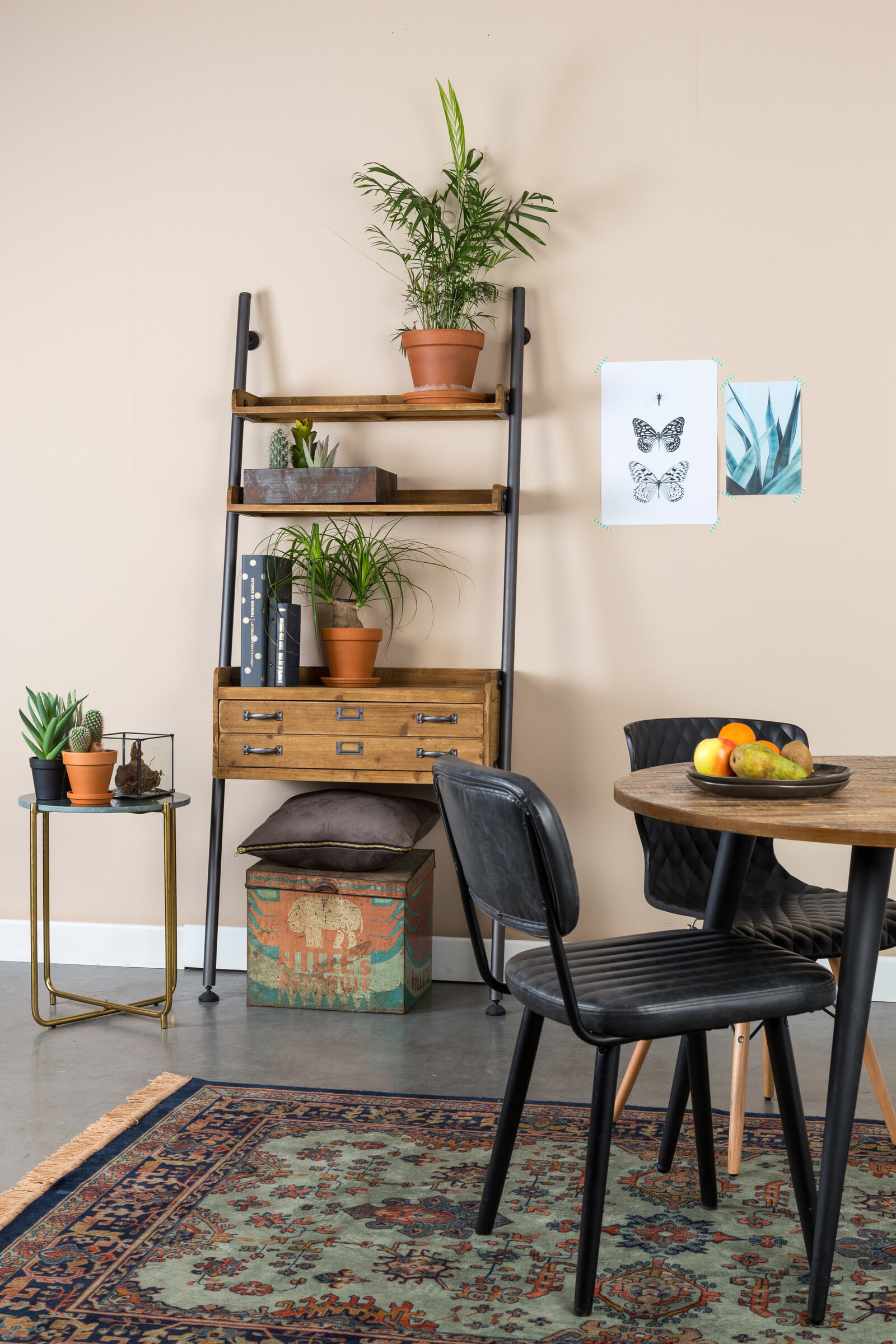 ZILT Industriële Ronde Eettafel 'Manny' 110cm