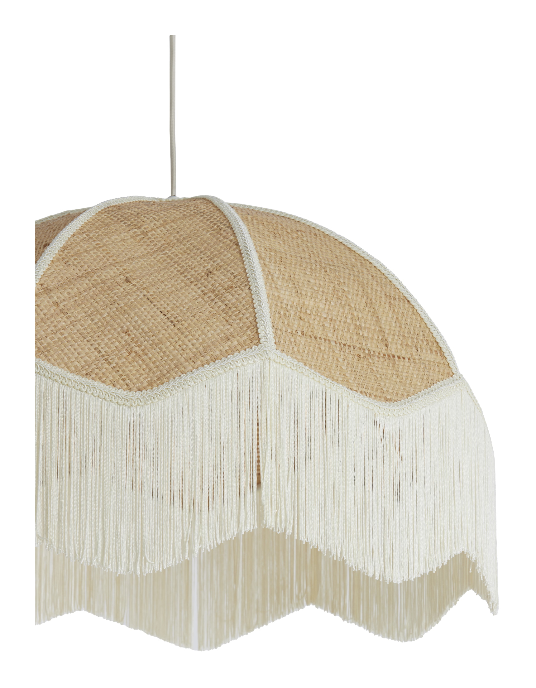 Light & Living Hanglamp 'Malacia' Raffia, 60cm, kleur Crème