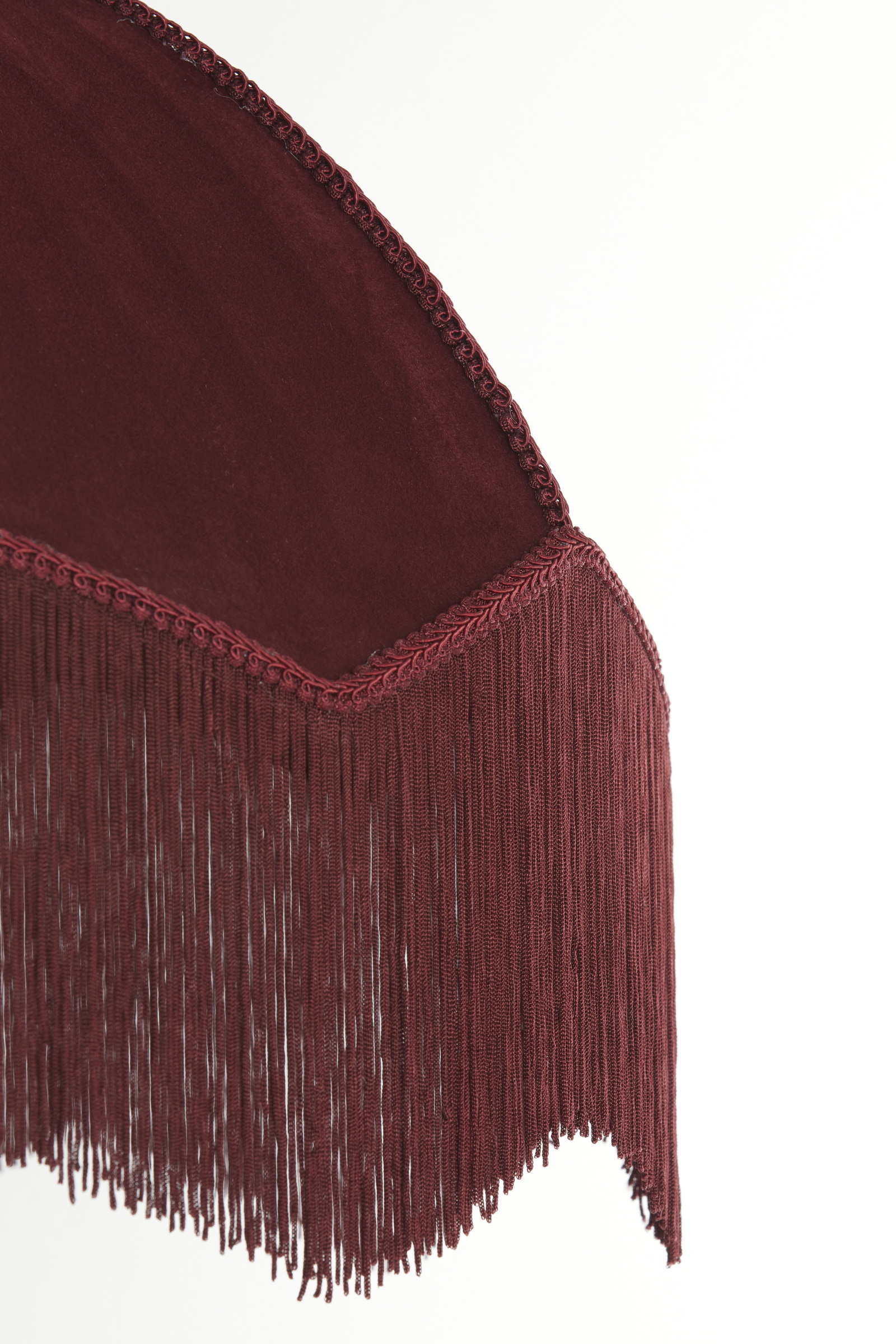Light & Living Hanglamp 'Malacia' Velvet, 50cm, kleur Bordeaux